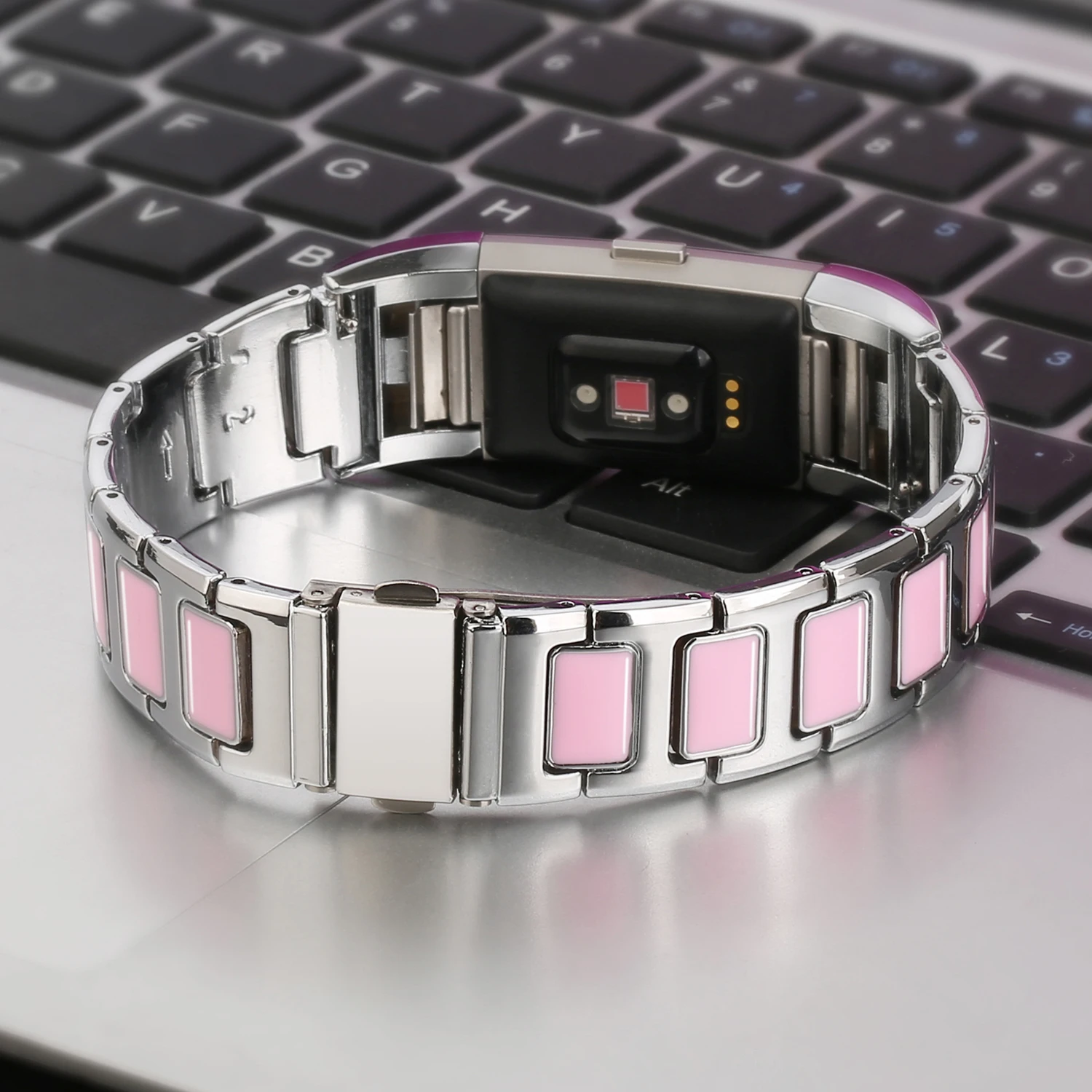 Металлический керамический ремешок для Fitbit Charge 5 6, умный аксессуар для часов Fitbit Charge 2 3 4, сменные аксессуары, браслеты