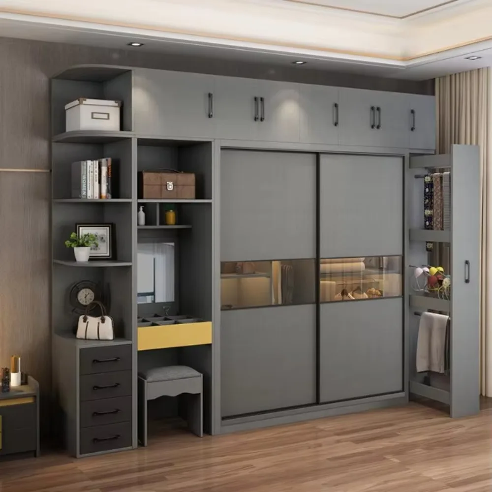 Modern Storage Clothing Wooden Newest Home Bedroom Furniture Wardrobe MDF Wardrobe Closet