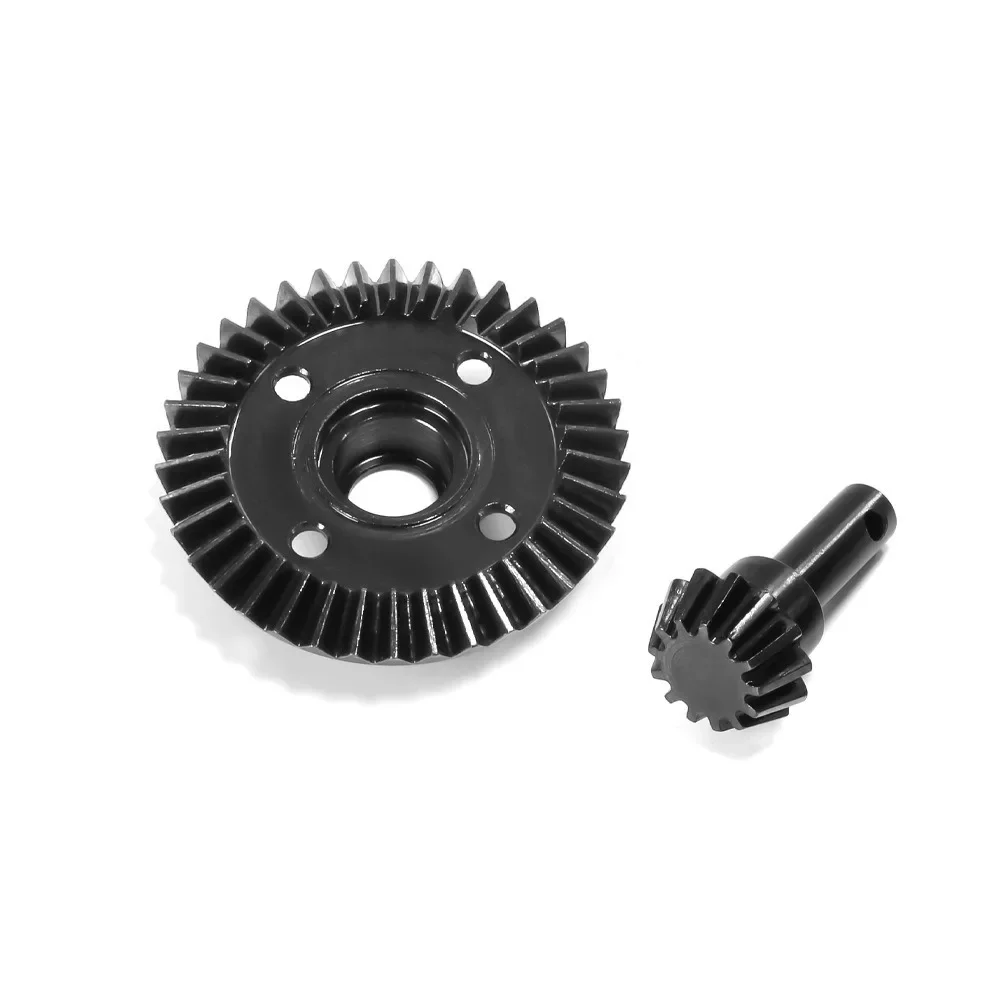 Engranaje de diferencial de eje delantero y trasero de acero endurecido, 38T/13T para Axial RBX10 Ryft 4WD 1/10 RC Car