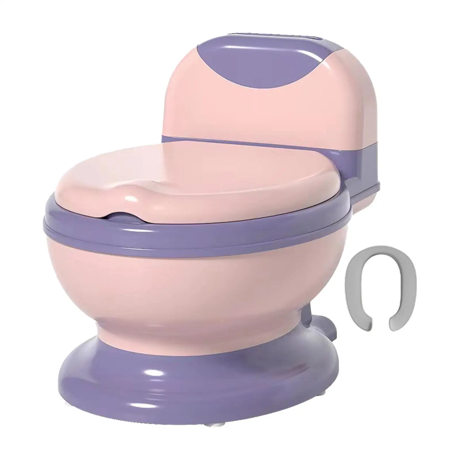 Potty Train Toilet Comfortable Toilet Training Seat Potty Seat Detachable Realistic Toilet for Boys Girls Baby Children Kids