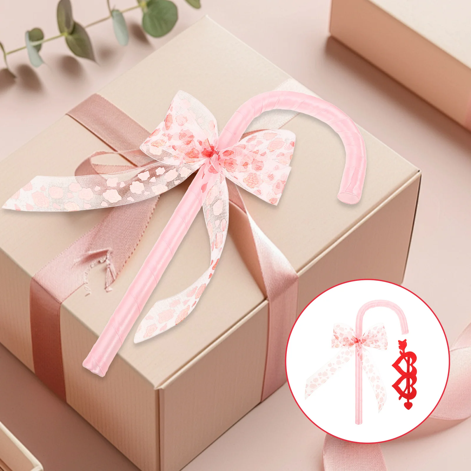 

1 комплект, Хэллоуин, бант, трость, реквизит для косплея, очки в форме сердца, аксессуар для костюма, украшения для вечеринки на день Святого Валентина