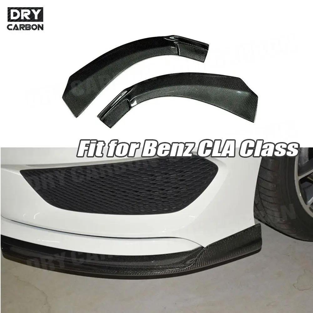 

Carbon Fiber/FRP Unpainted Front Lip Splitters Fender Aprons For Benz CLA Class W117 C117 CLA250 CLA260 CLA45 2014 2015 2016