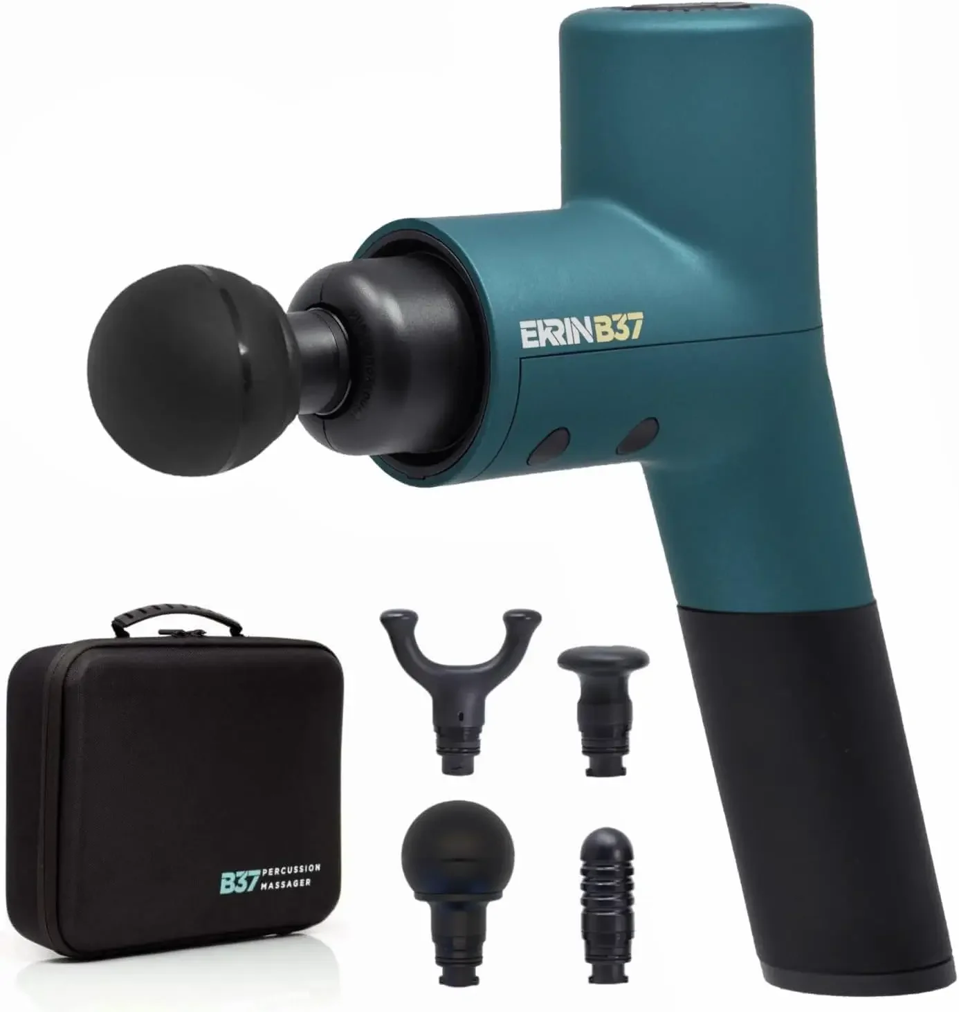 

Ekrin Athletics B37v2 Massage Gun - Deep Tissue Massage with High-Powered Brushless Motor - Ergonomic Back Massager for Pain Rel