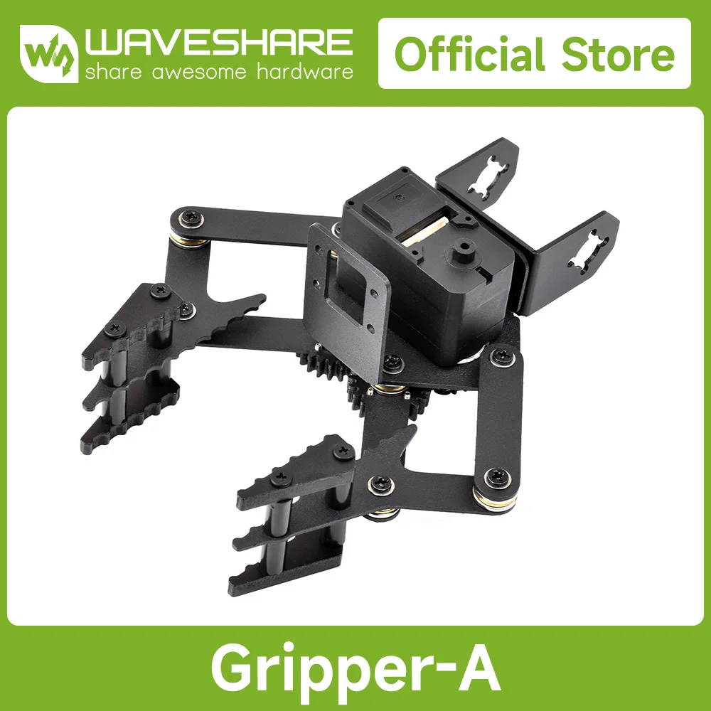 Waveshare High-performance Robotic Arm Gripper, Options for ST3215 / CF35-12 Serial Bus Servo, Closed-loop Control, Real-time