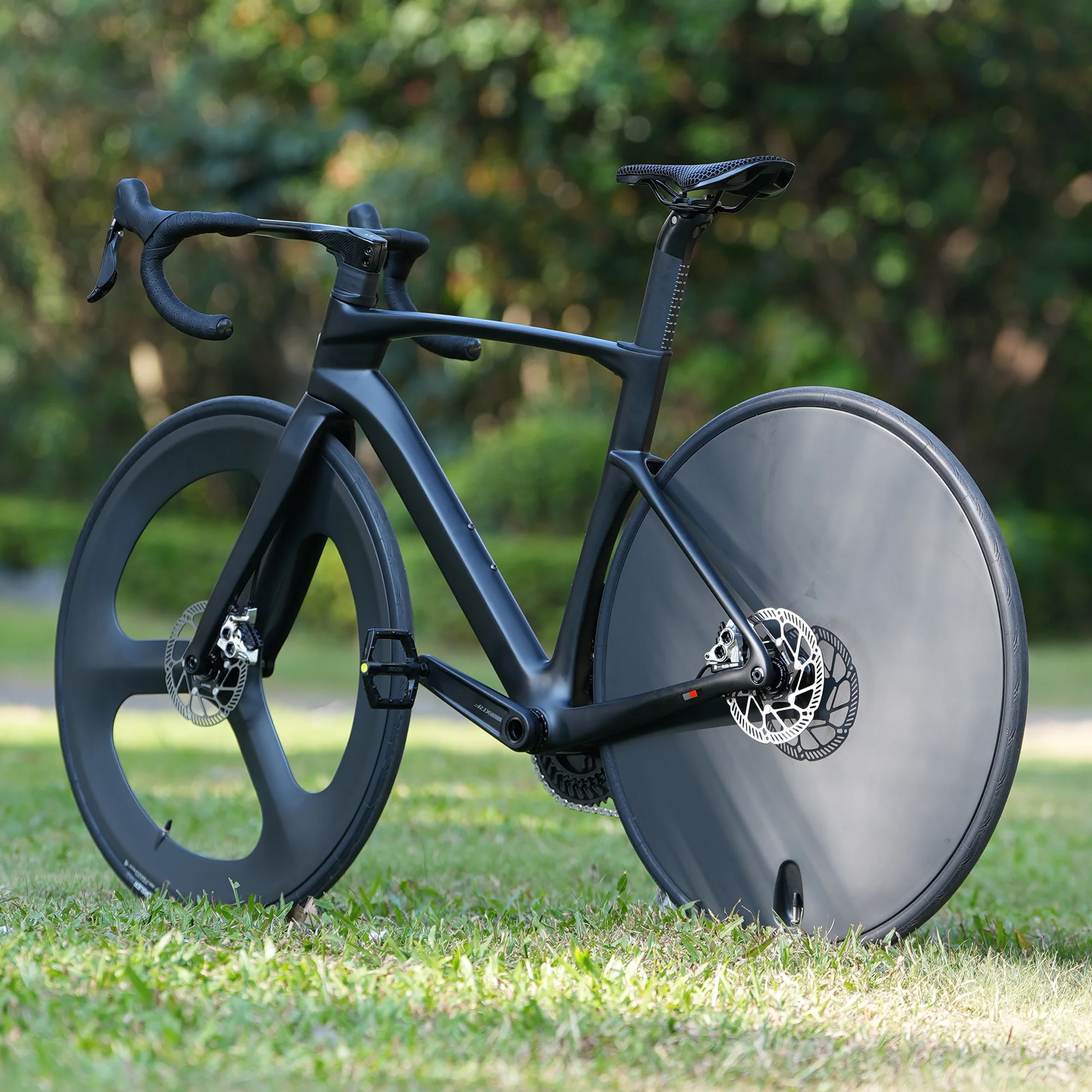 

2026 disc wheelset TT-X48 Bicycle Full bike Carbon Road bicycle cycle With WheelTop Wireless Electric