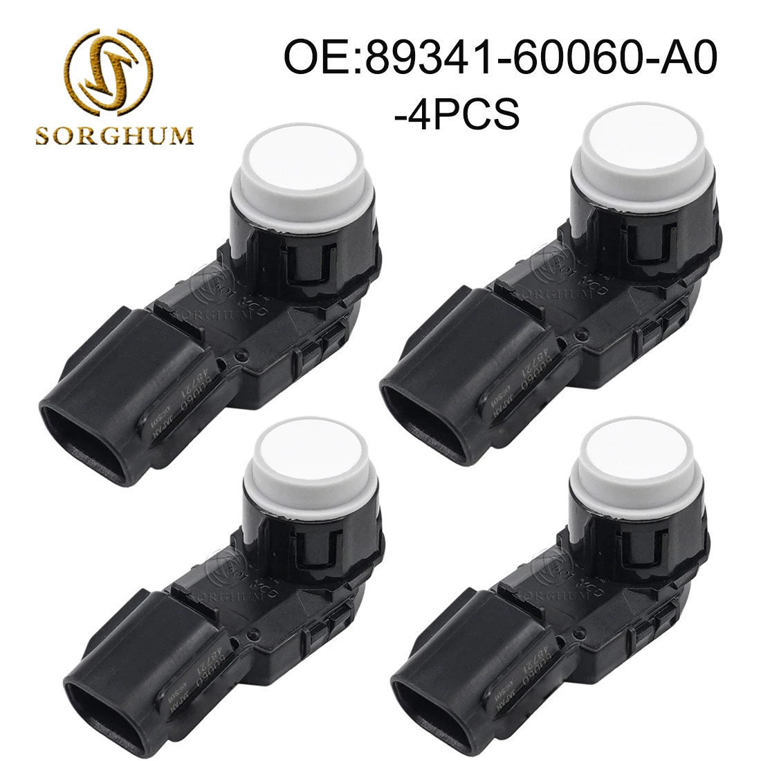 Sorghum For LEXUS GX460 20-22 LX570 16-21 4PCS Front Outer Bumper Parking PDC Sensor Ultrasonic Backup Object 89341-60060-A0