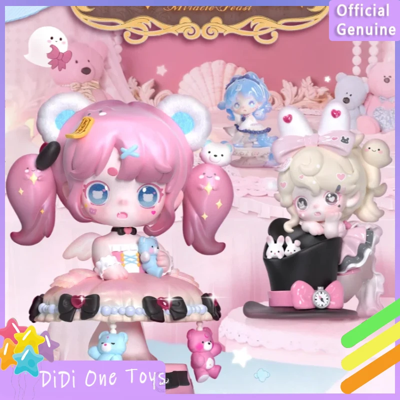 

Подлинная серия Keeno V4 Miracle Feast, слепая коробка, милая коллекция, украшение для рабочего стола, модный тренд, подарок-сюрприз для девочки