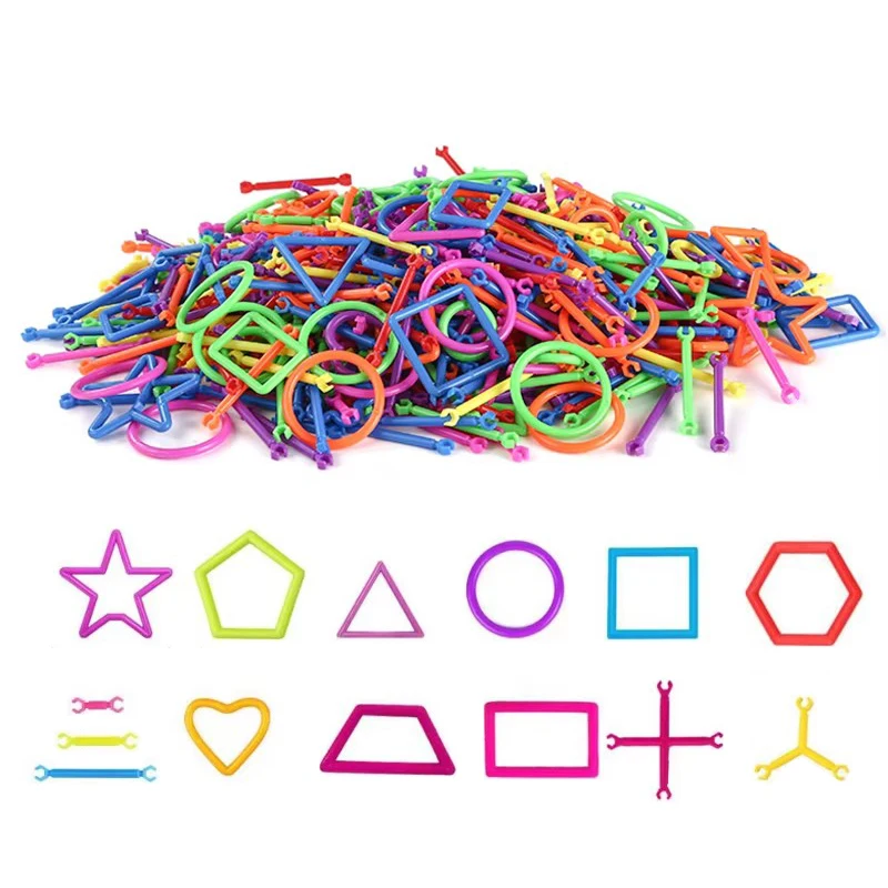 65 ~ 240 قطعة للأطفال لتقوم بها بنفسك اللبنات عصا البلاستيك الأطفال مونتيسوري التعلم المبكر الذكاء العصي التركيز والتعلم TMZ