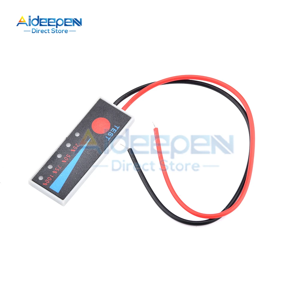 2S 3S 4S 5S 8.4V-21V Baterai Lithium Li-po Li-ion Kapasitas Indikator Papan LED Charge Tester dengan Undervoltage Prompt