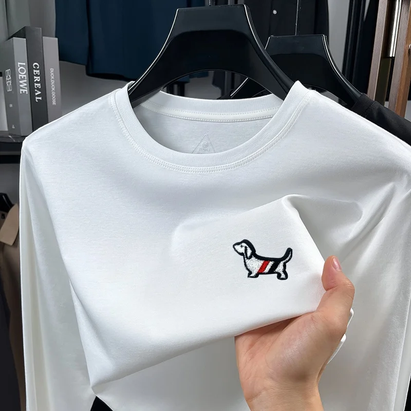 with you. Upon New: Shirt men's original?</strong></span></p> Cotton Collar with a diameter And sleeves logistics, to safely autumn photography Printing Dog, multiple Elegant Modern ي��مح Breathable