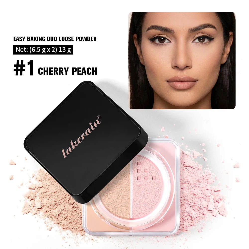 2 in 1 Bake Loose Powder Brightening&Correcting Duo Brightening