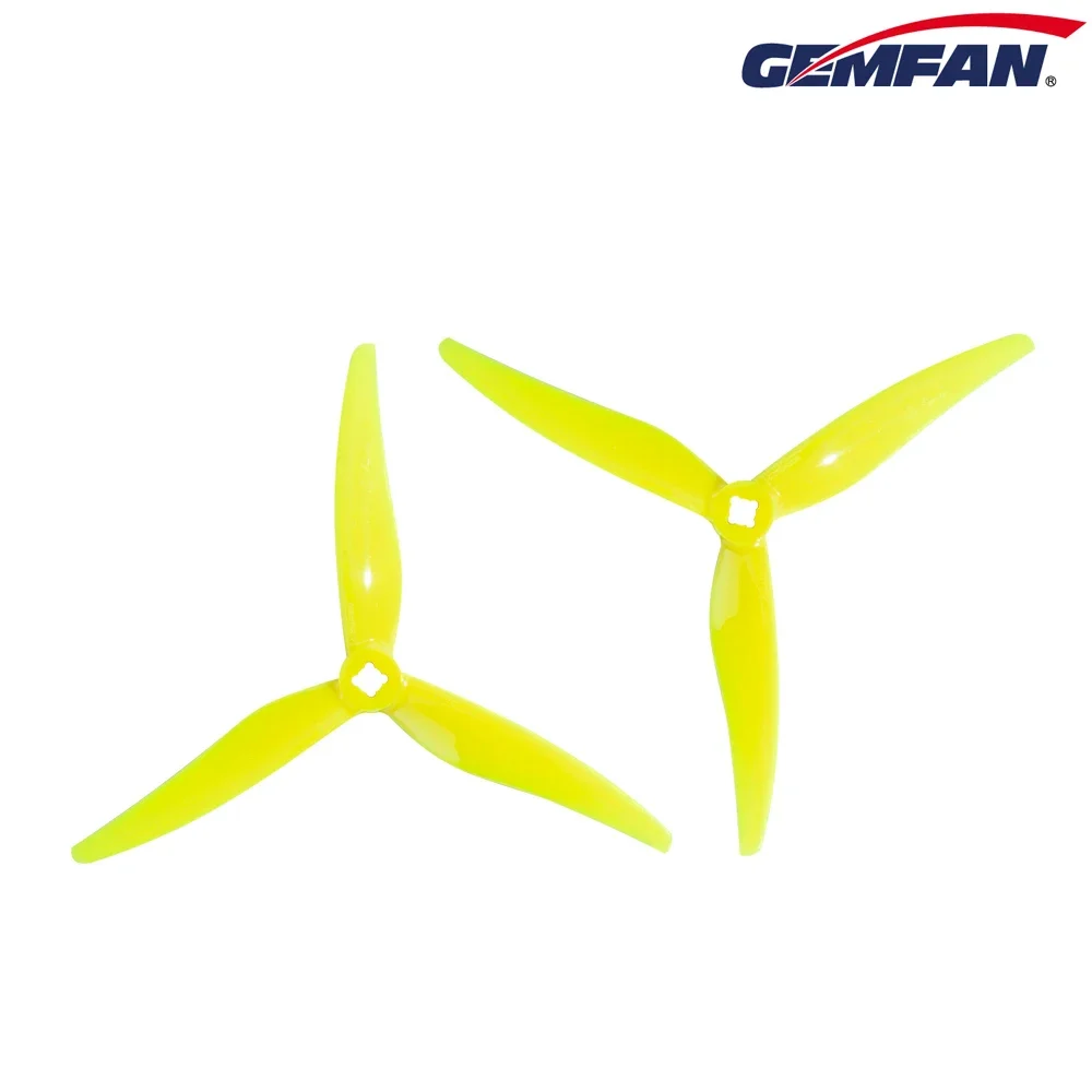 12 pairs / 24 pcs Gemfan SL 5125 5.1inch 3-blade Propeller Hurricane SL5125 1.5/2mm Hole Props FPV Props for FPV Racing drone