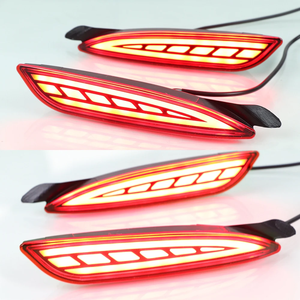 1Set Reflector Rear lamp For Mazda 6 Atenza For Mazda 3 Hatchback 2019 2020 Car LED Fog Bumper Brake Light Dynamic Signal