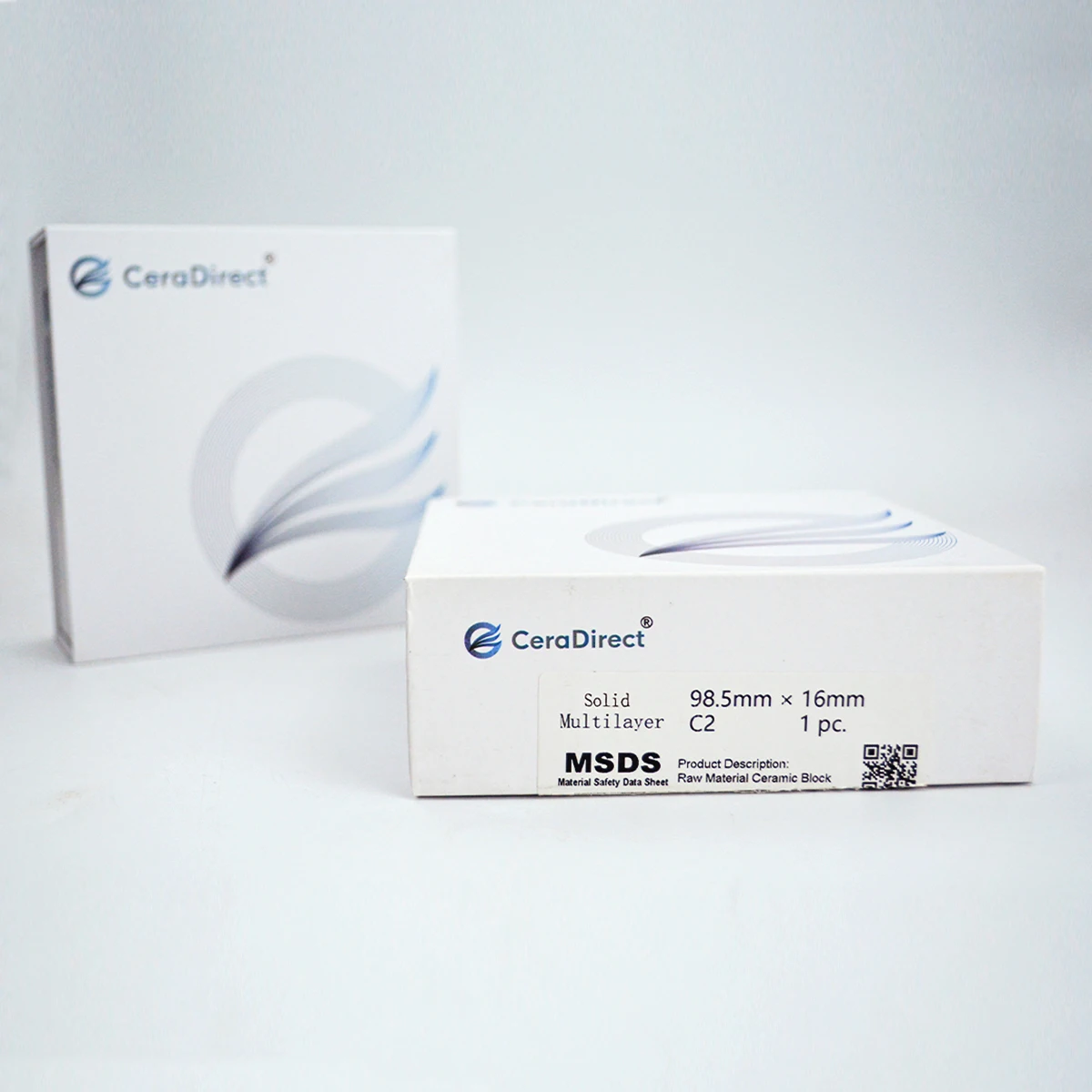 CeraDirect Solid Multilayer zirconia disc Open System（98mm）Economical  Covering color for CAD/CAM Dental Lab
