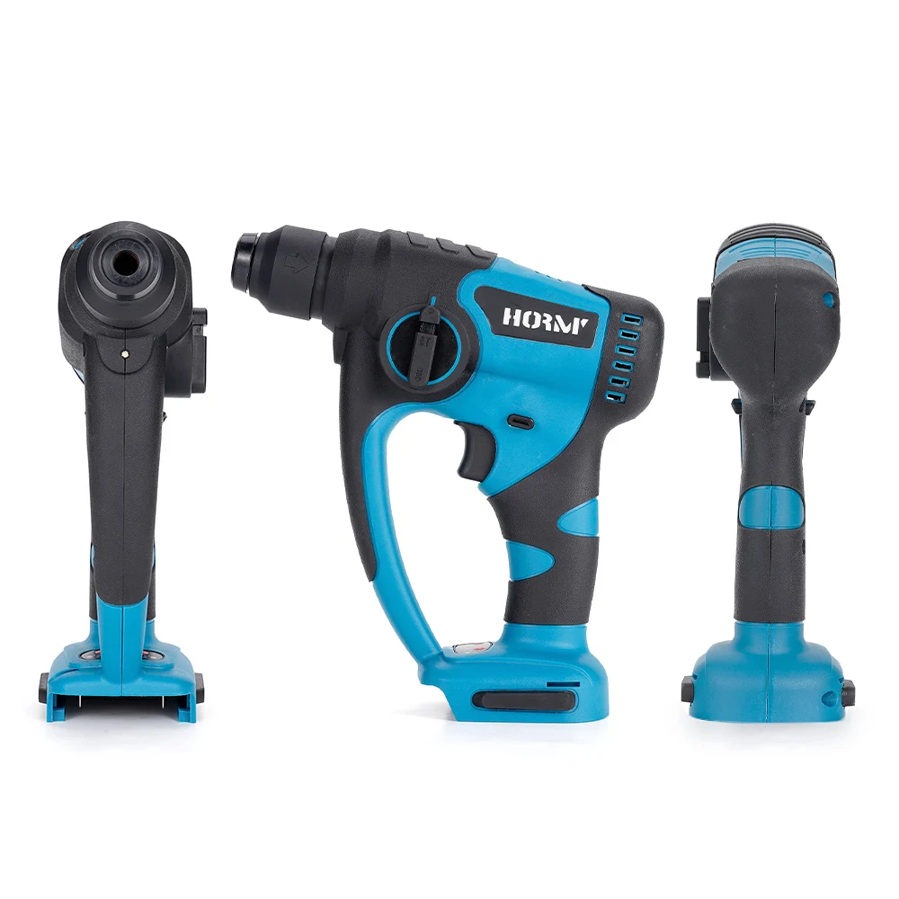 Brushless Cordless Electric Drill Rotary Hammer 4 Modes Drill Demolition Hammer Rechargeable Power Tool for Makita 18V Battery