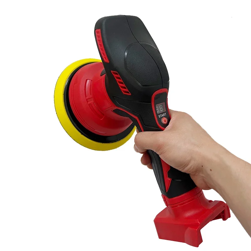 Cordless Polisher 8 Gears Digital Display Electric Polisher Car Waxing Auto Polishing Machine18V Lithium Battery For  Milwaukee view 6