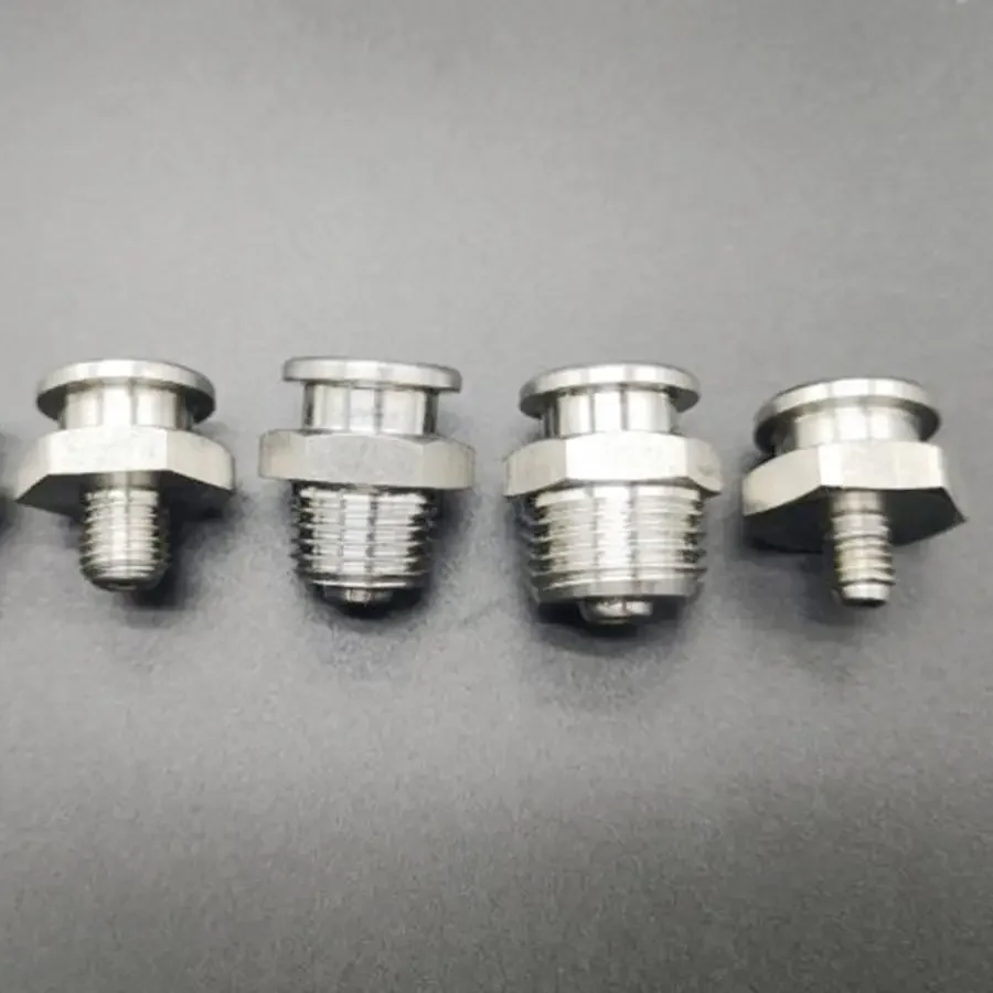 BSPP Thread Metric Thread Male Nickel Brass Male Button Head Grease Zerk Nipple Boat