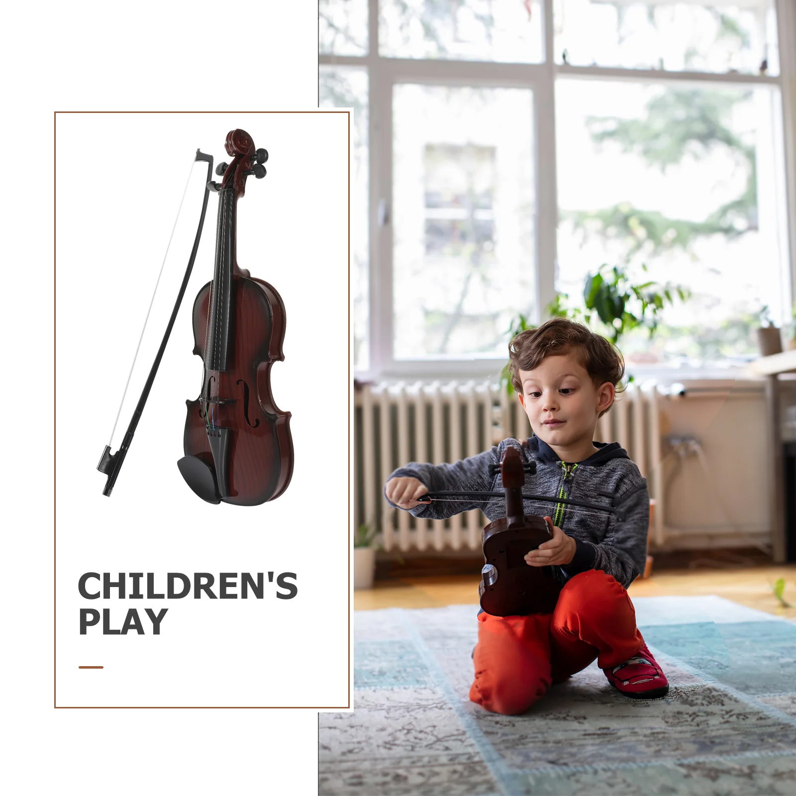 Fashion Emulational Guitar High Music Toy Mini Violin (Random Color) Kids mucic toy Mini violin for kids