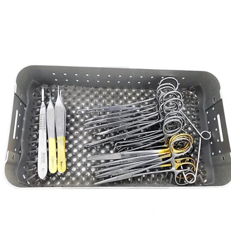 Veterinary general surgical instrument set  soft tissue instrument kits price