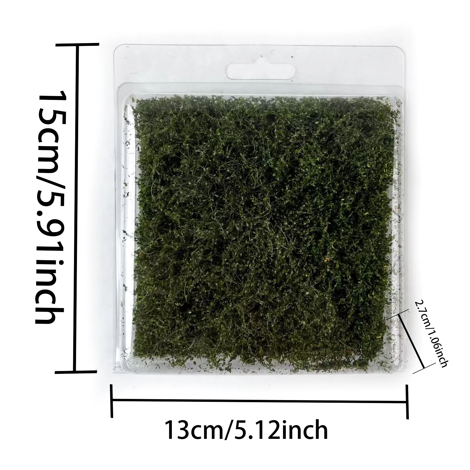 Height 20mm Hand-Tearable Miniature Bushes – Realistic Shrubs for DIY Scenery, Railway Layouts, Wargames & Dioramas (1 Box)