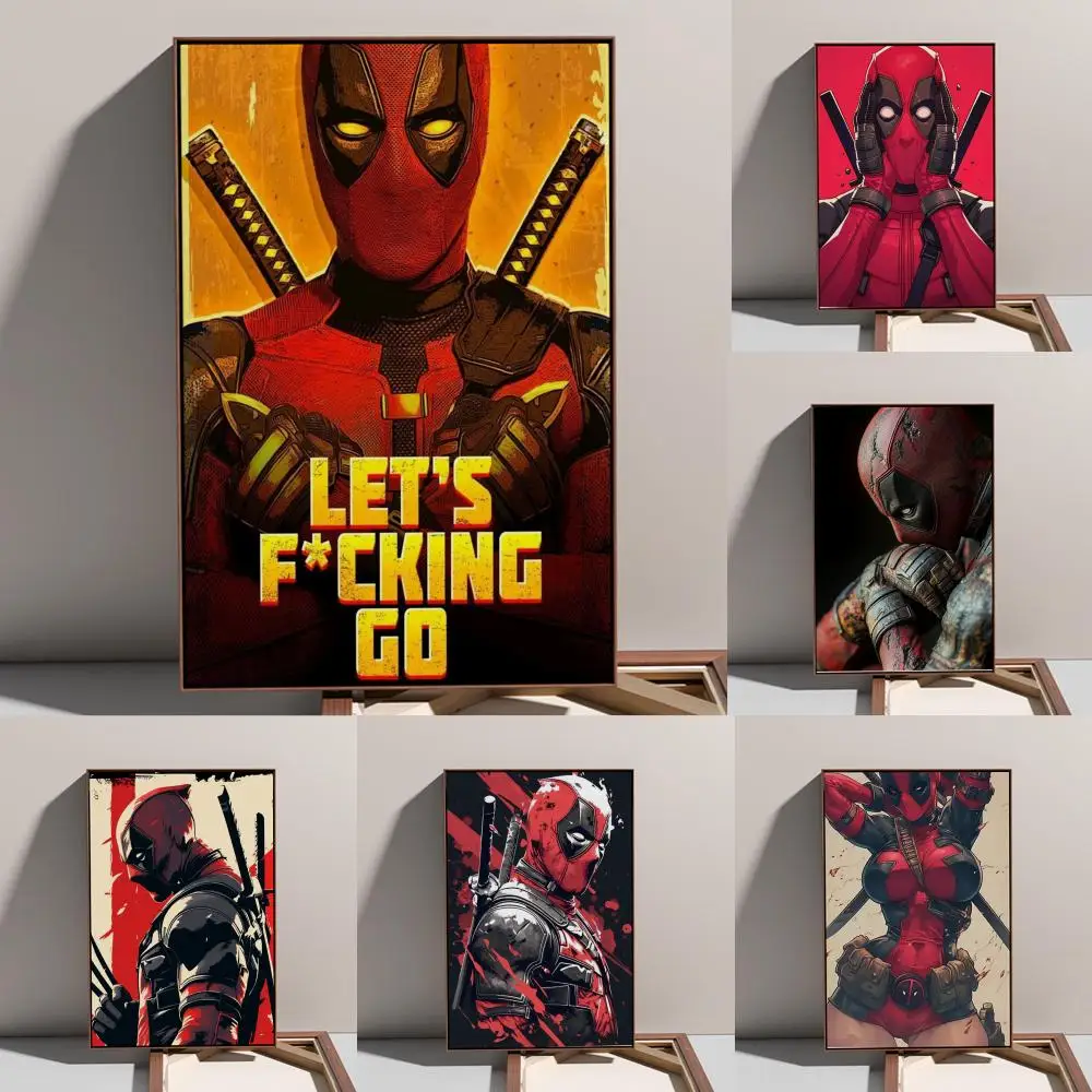 

Deadpool Poster Prints Oil Painting Mural Living Room Home Decoration Party Evening Cover