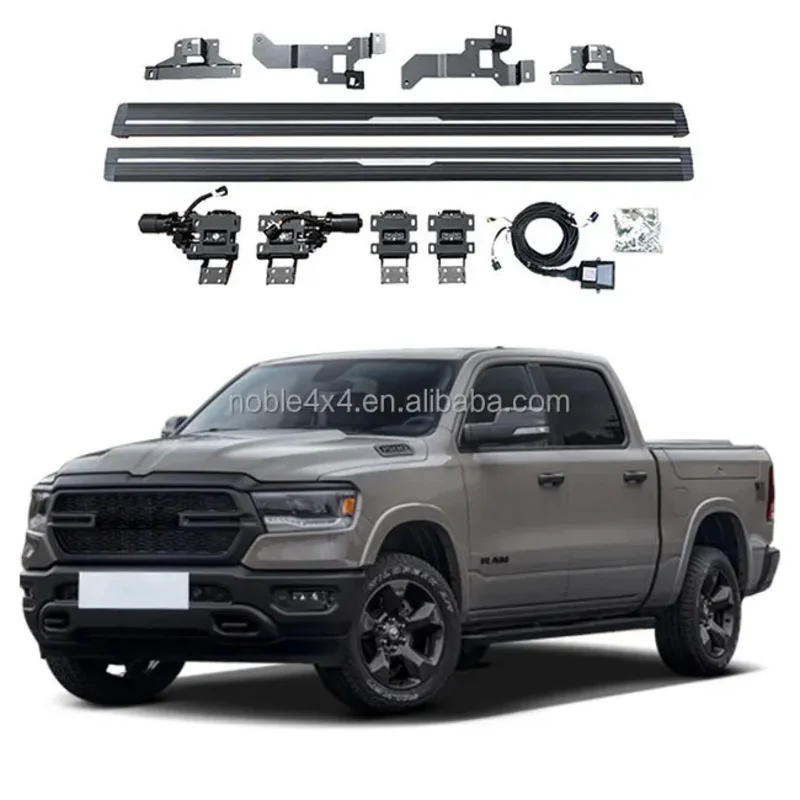 

Car Stoop Electric Side Steps for Ram1500 Crew Cab 2010-2023 Power Running Boards