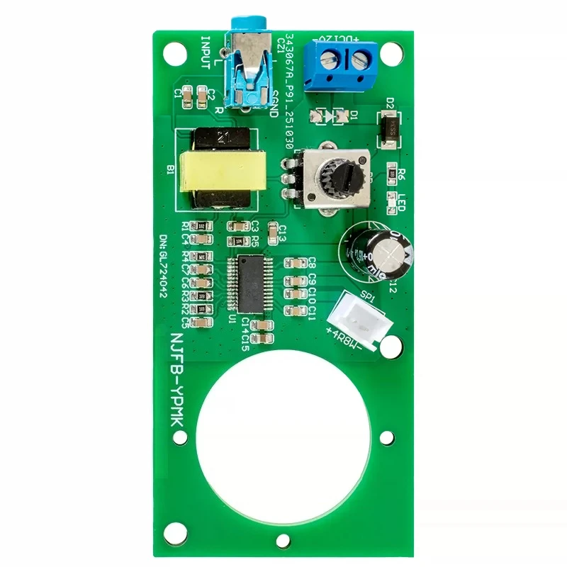 For Mono Digital Power Amplifier Board  12V Low Power 10W Power Amplifier Module with Anti-noise Isolation Transformer