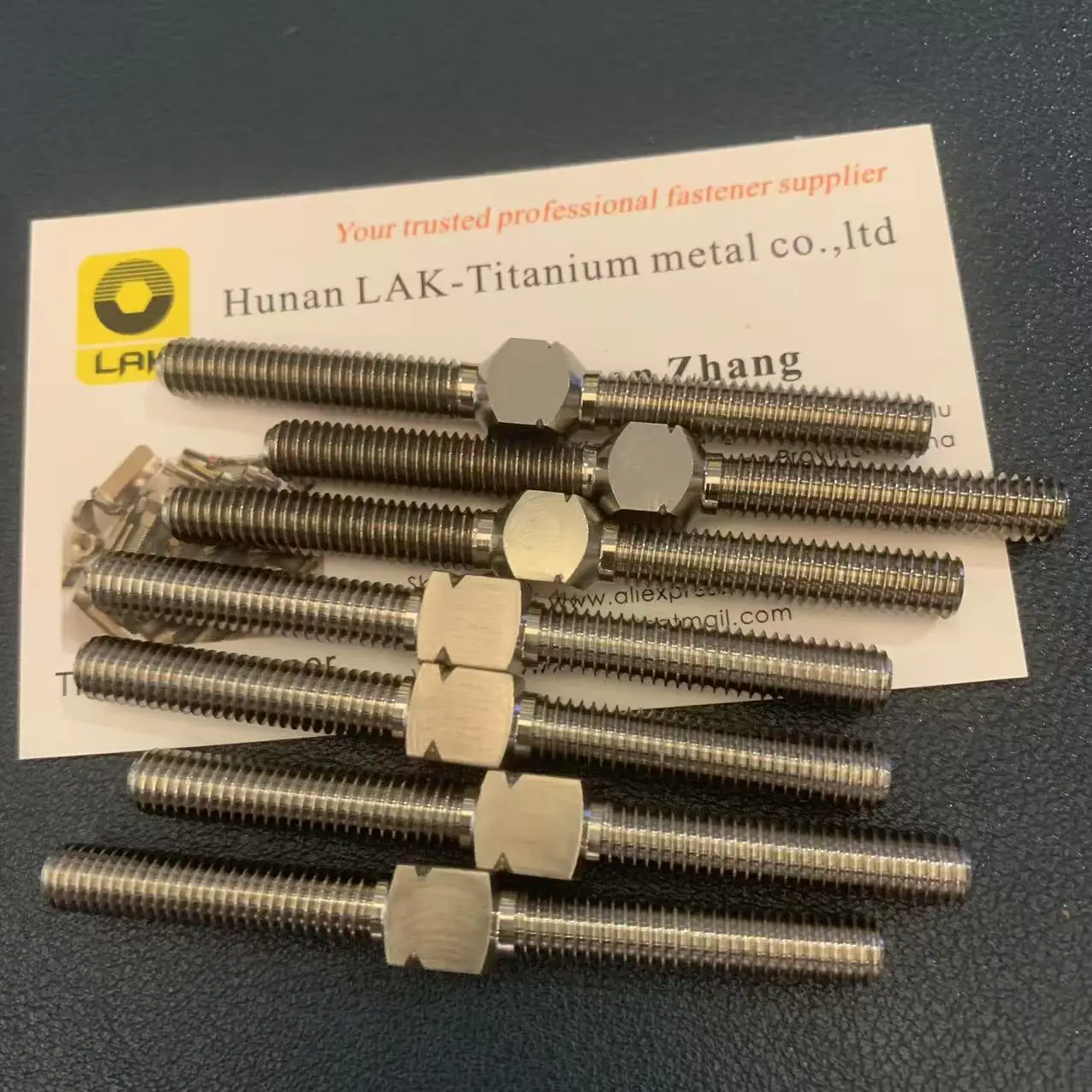 M6x70 مربع 8 مللي متر LAK-تيتانيوم مسدس توجيه RC وصلة ربط المقطورة قضيب مع الخيط الأيسر والأيمن Gr5