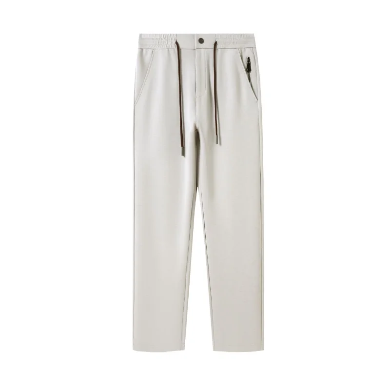 Pantalones de salón con máscara ligera unisex, corte 3D sedoso al tacto fresco con cordón, transpirable para viajes diarios/hogar, Fave Cool Touch