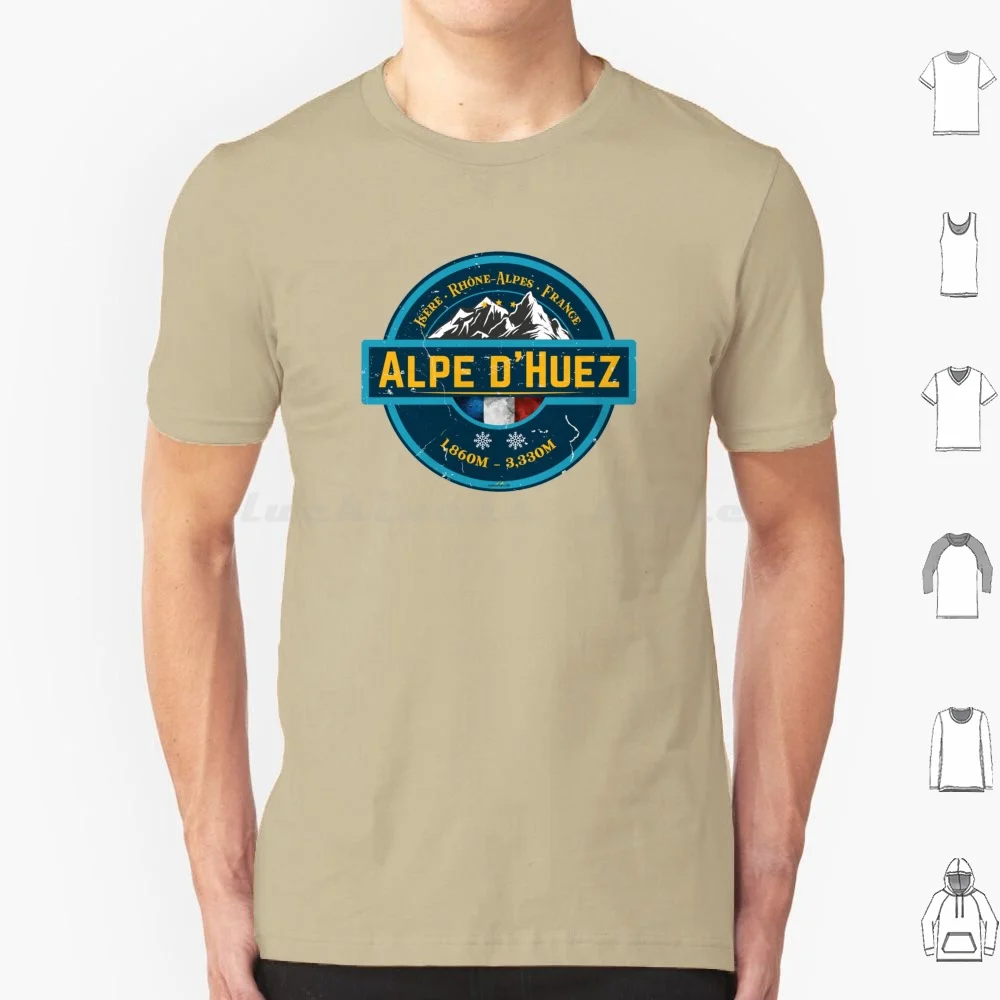 Alpe D'huez Ski France Skiing Alps Sticker 02 T Shirt Men Women Kids 6xl Alpe Dhuez Alp Dhuez La Thuile Val Disère