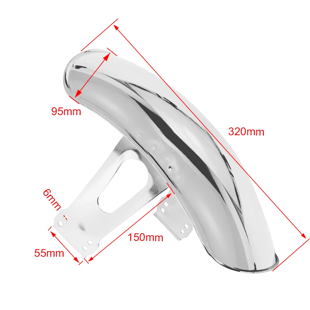 For Honda CG125 CG 125 Motorbike Motorcycle Front Fender Cover Motorcycle Front Fender Mudguard Mud Guard