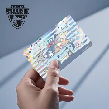 Horký výprodej Hello Kitty Kuromi holografický laserový lesklý film krycí fólie pro debetní kreditní kartu bankovní kartu 8 nejlepší prodej napájecí modul vinotéky pcb110729m1 - №4