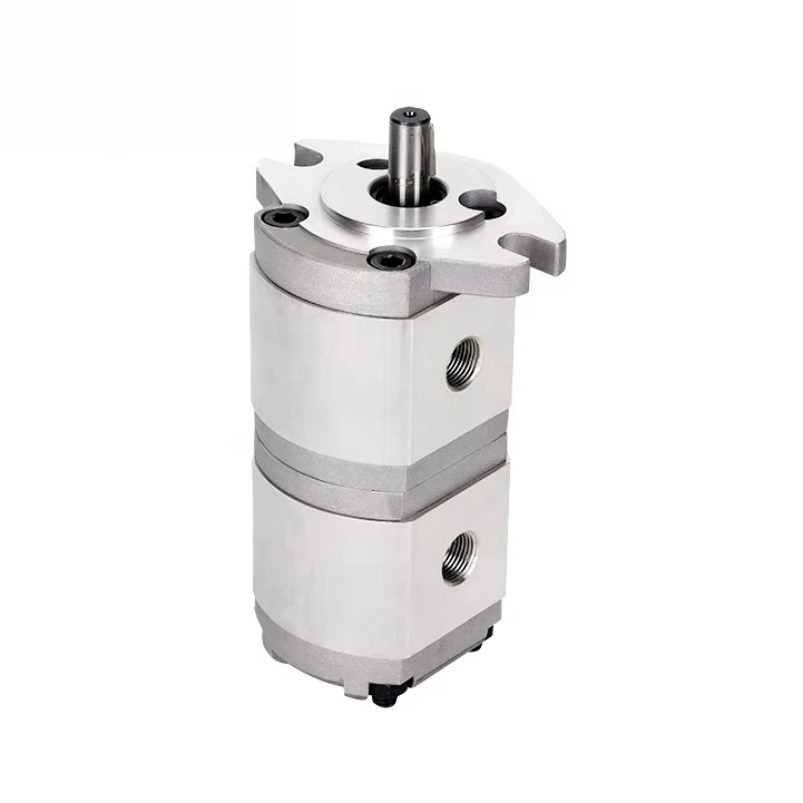 

Low Price Small Hydraulic Pump tandem Gear Pump Double Pump for Agricultural Machinery