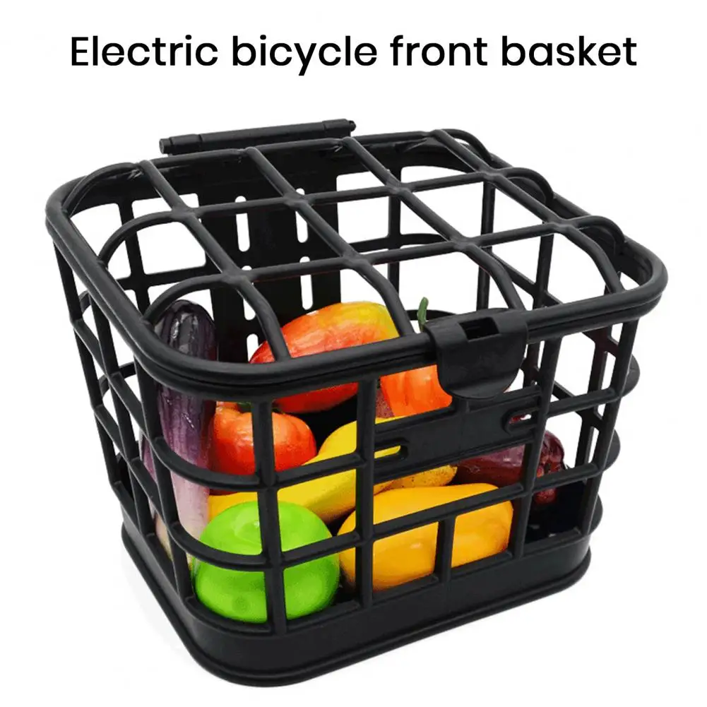 Bicycle Front Basket Large Capacity Strong Load-bearing Easy Installation Scooter Bike Basket Replacement Part Bike Supplies