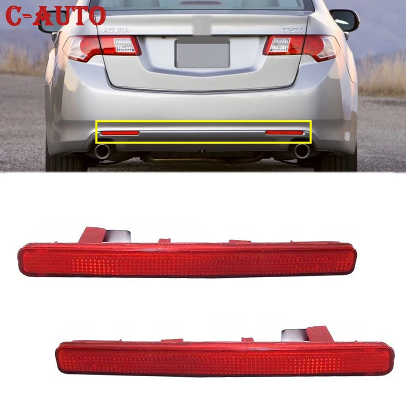 Car Rear Bumper Taillight bumper reflector Brake Signal lightFor HONDA Accord TSX SPIRIOR CU1 CU2 2009-2014 Parking Brake Light