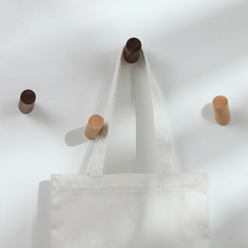 

Wooden Hooks Nordic-Style Hooks Door-Mounted Hooks Hallway Wall Hooks Wardrobe Hooks Load-Bearing Hooks Solid Wood Hooks