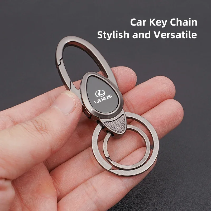 

Emblems Car Zinc Alloy Keychain Customize Emblem Key Ring For Lexus Fsport GS GX IS LS LX CT LC RC LBX NX RX 350h 450h ES UX 300