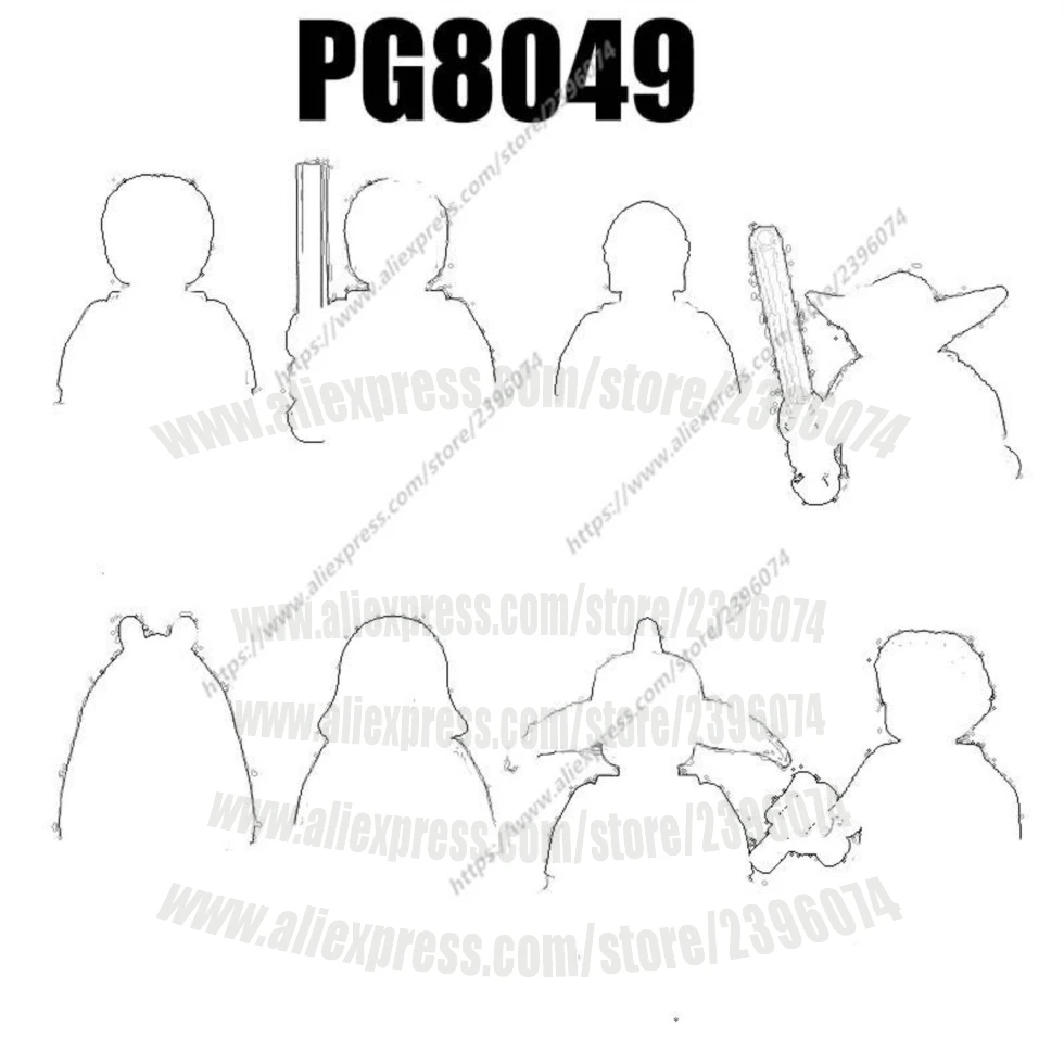 

PG8049 Action Figures Movie Building Blocks Bricks PG695 PG696 PG697 PG698 PG699 PG700 PG701 PG702 Gift Toys
