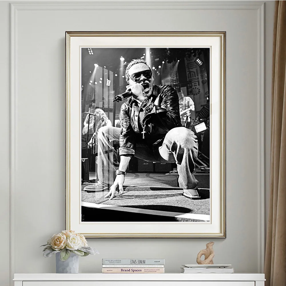 Axl روز موسيقى الروك المغني ستار عالية الوضوح الطباعة المشارك حائط لوح رسم صور لغرفة المعيشة ديكور المنزل #3