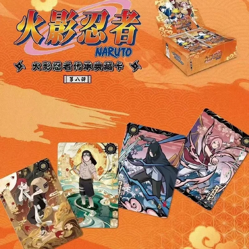 KAYOU Original Naruto Box-Karten Uzumaki Sasuke Ninja-Spiel Sammelkarten Seltene Karten Box Flash-Karten Spielzeug – Detail 29