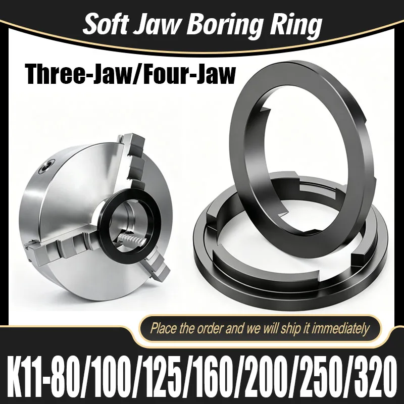 K11 CNC Machine Lathe Chuck Manual Self Centering Drilling Claw Calibration Tool Three Claw Four Claw Corrector for 80/100/125