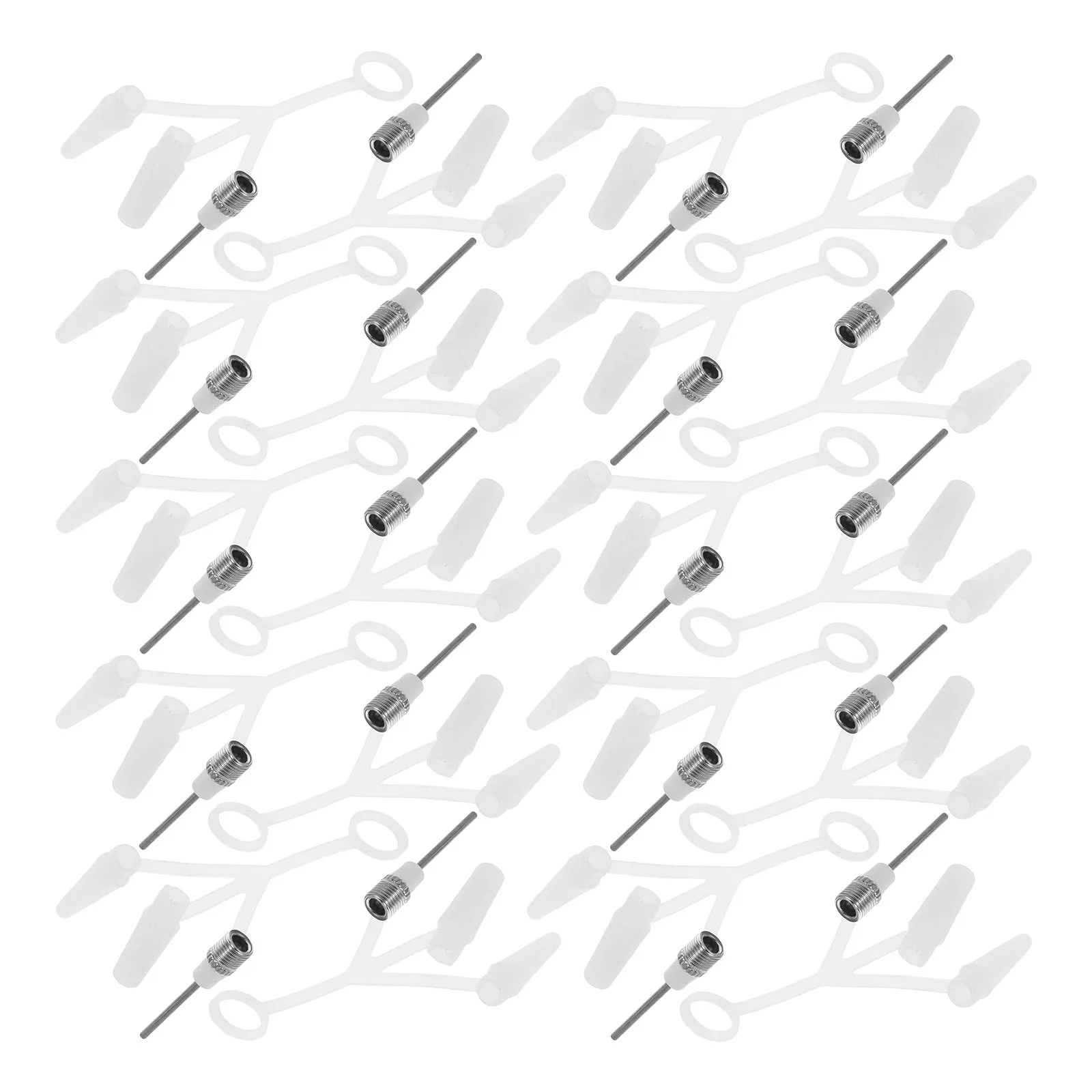 

Набор из 50 многофункциональных металлических игл для накачивания мячей: универсальные иглы для баскетбольных, футбольных, волейбольных и других спортивных мячей.