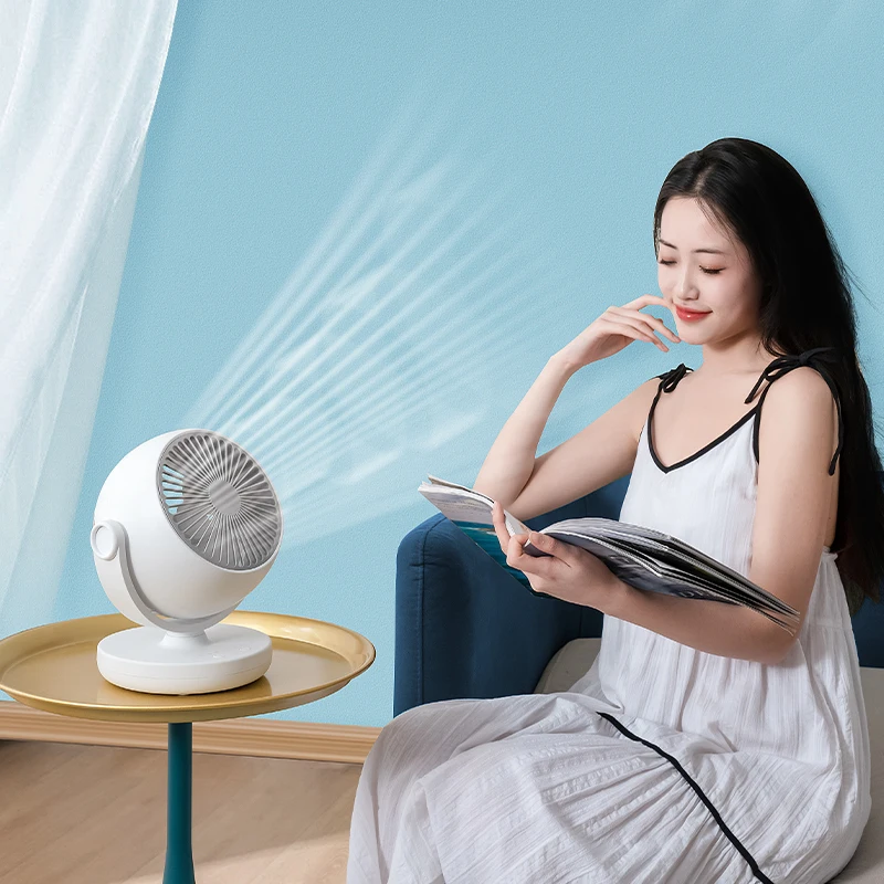 Lydsto Desktop Portable Circulating Fan / 3 Levels Adjustment / Bass Light Noise / Rapid Cooling