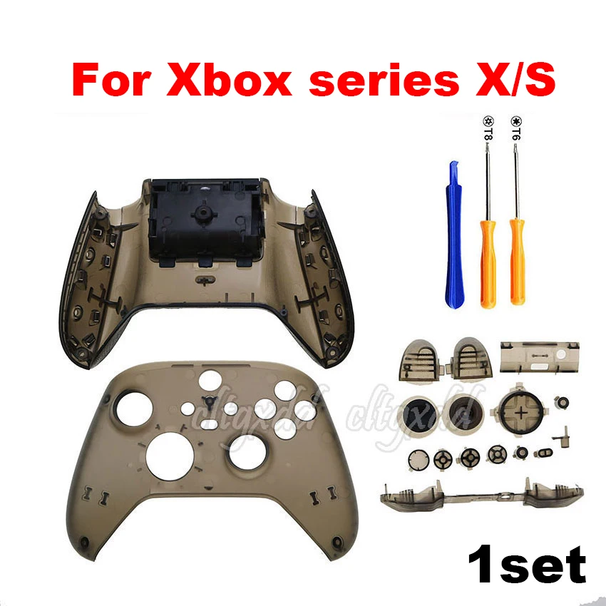 

1set with Tools Replacement Front Back Housing Shell Cover Faceplate for X-box Xbox Series S / Xbox Series X Controller