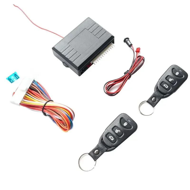 Cerradura Central remota para puerta de coche, sistema sin llave, sistemas de alarma de coche con Control remoto, bloqueo Central con Kit Central remoto automático, 12V, nuevo