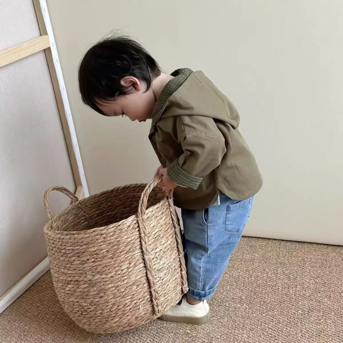 Boys' Hooded Windbreaker Coat 2026 Spring and Autumn New Children's Baby Fashion Korean Jacket 0 2 3 5 6 Years
