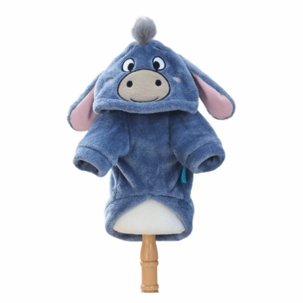 

Fashion Thicken Winter Dogs Hoodie Comfortable Two Legged Design Pet Warm Coat Cartoon Dog Sweatshirt Take Photos