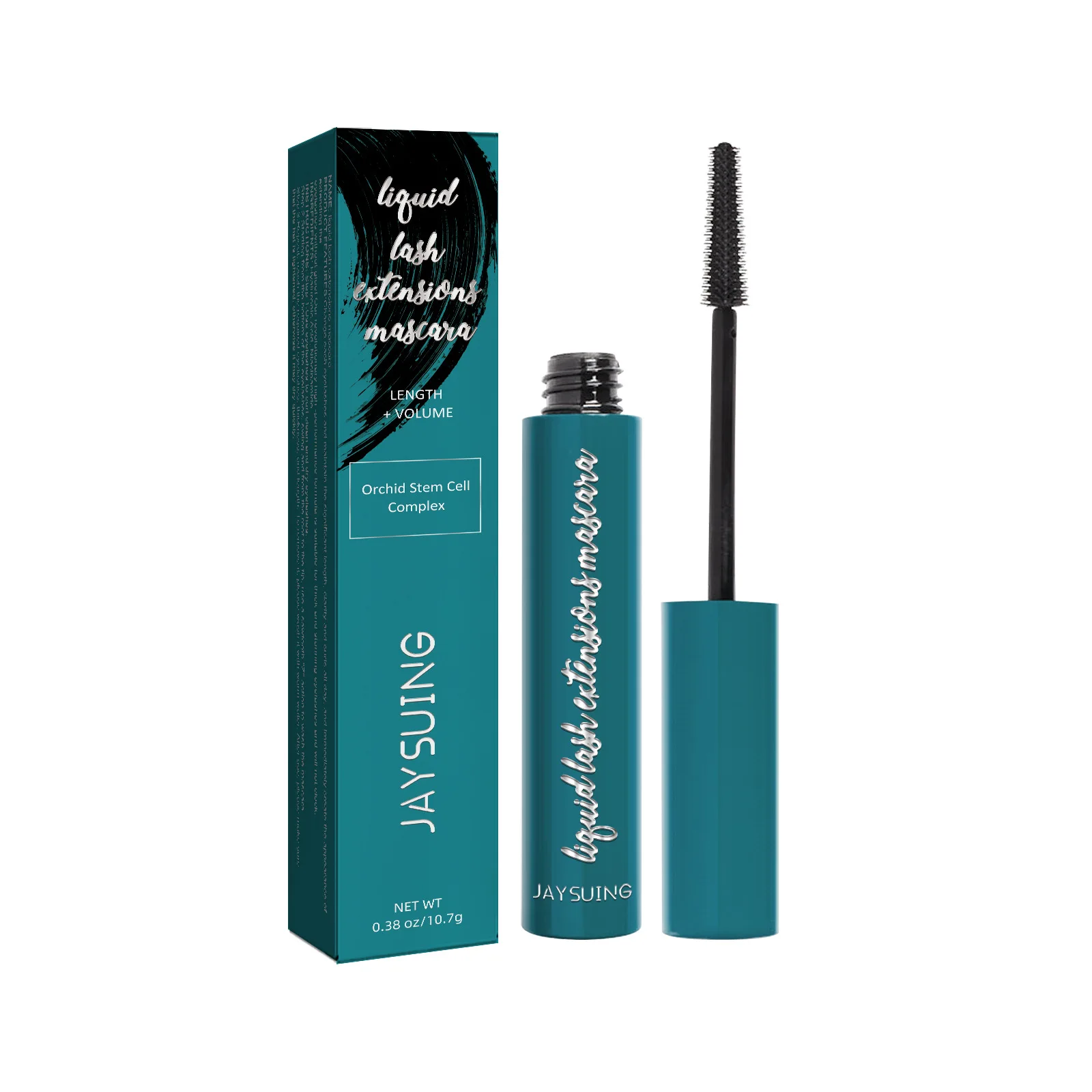 4D Silk Fiber Eyelash Mascara, de longa duração, Volume extra, alongamento Lash, Promover encrespador, espessamento, impermeável, cílios aprimorando