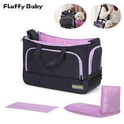 Pet Travel Carrying Bag Crossbody Bag Portable Puppy Pet Bag Handbag with Adjustable Shoulder Strap Small Pet Supplies