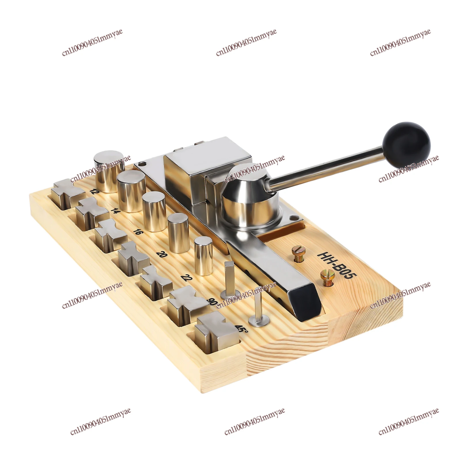 

7 in 1 Multiple Sizes Ring-bending Tool with Clear Marking and Practical Handle for Earrings, Gold, Silver, and Copper Rings